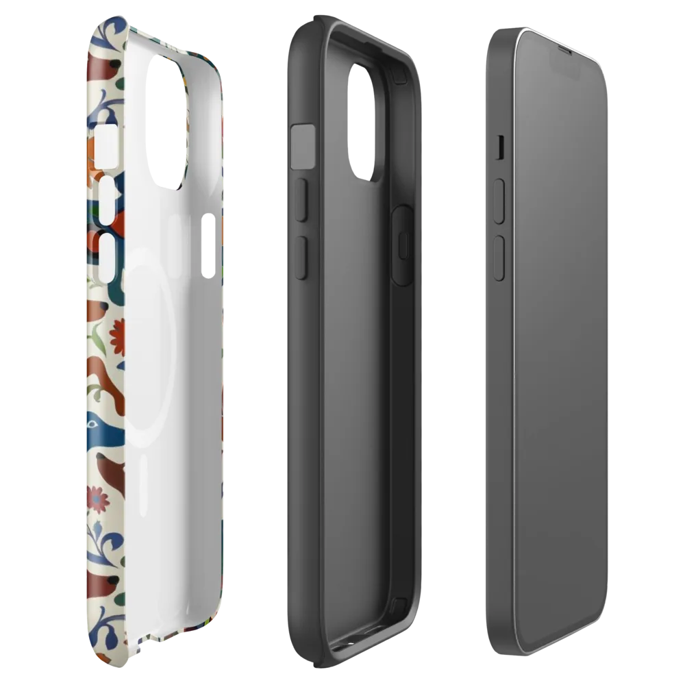 Folk Hounds on MagSafe Tough Case for iPhone® — Front