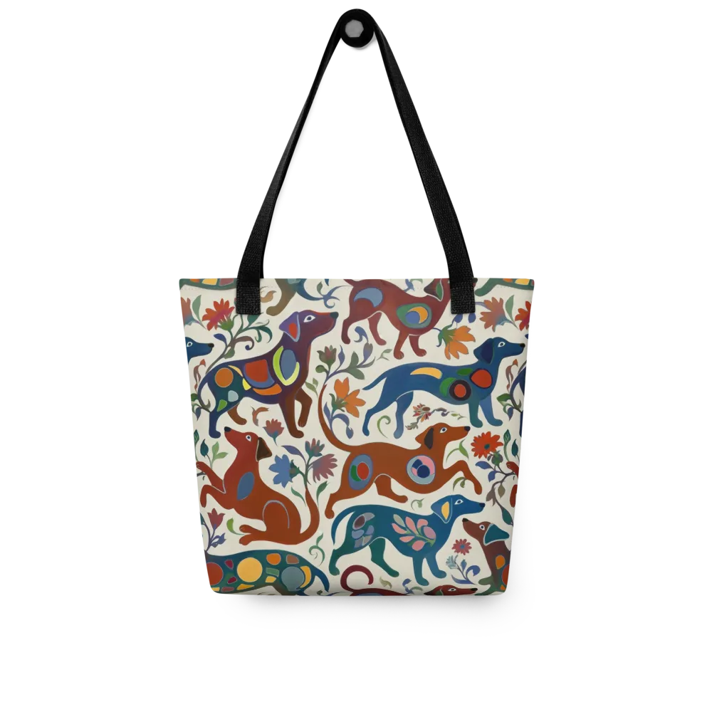 Folk Hounds on Tote Bag — Front