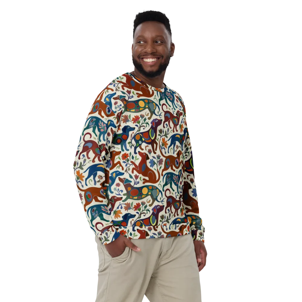 Folk Hounds on Sweatshirt — Front