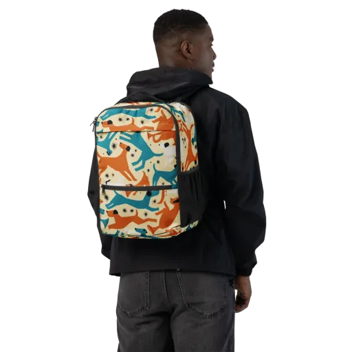 Terrier Tempo on a Utility Backpack