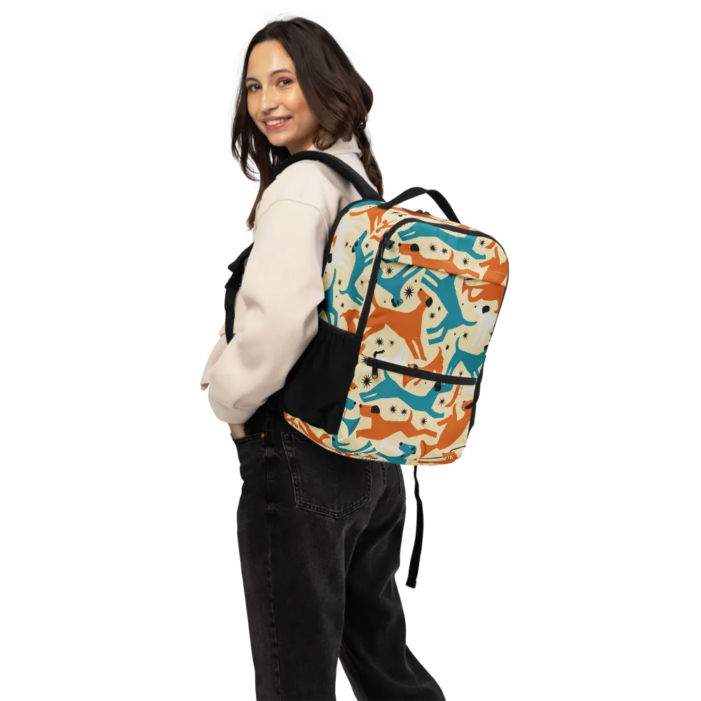 Terrier Tempo on Utility Backpack — Back