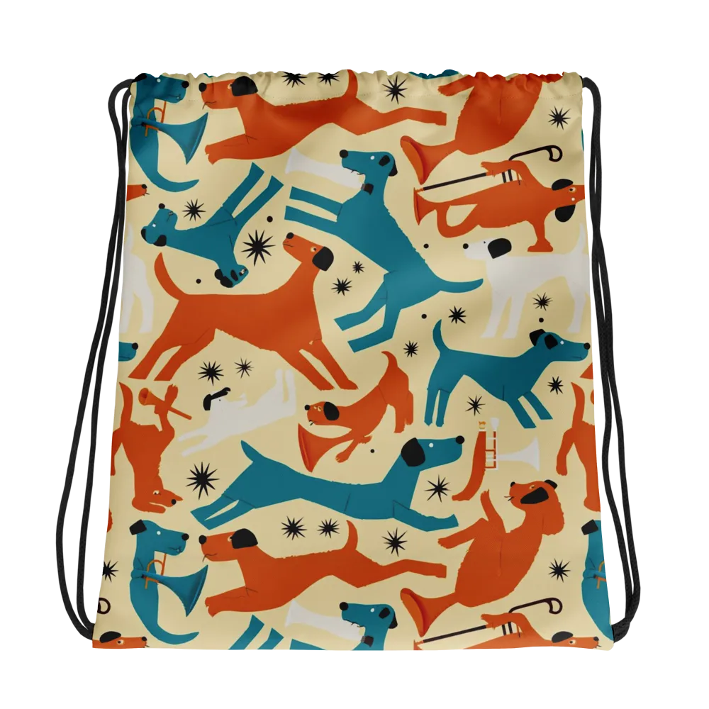 Terrier Tempo on Drawstring Bag — Photo