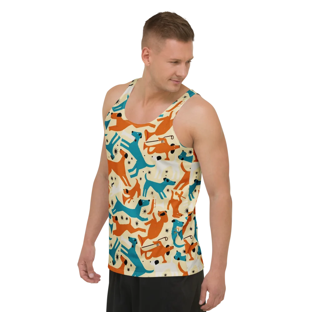 Terrier Tempo on Men's Tank Top — Left Front