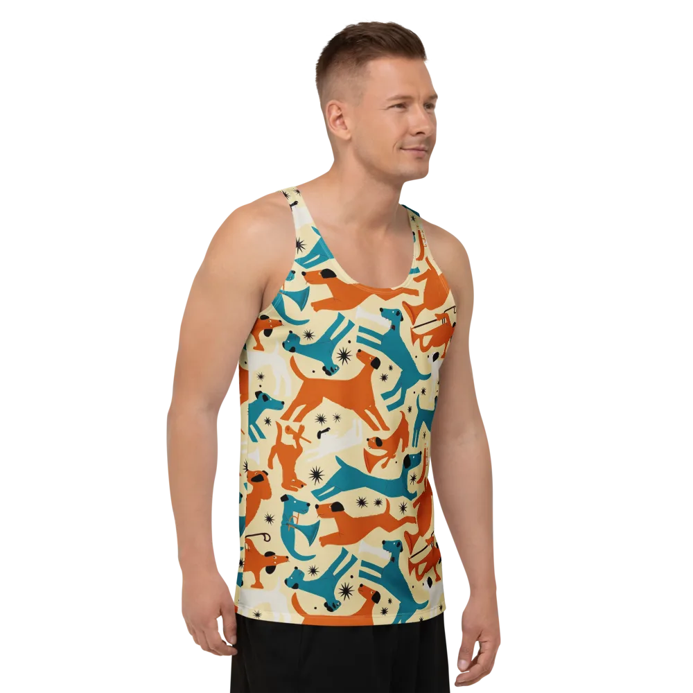 Terrier Tempo on Men's Tank Top — Right Front