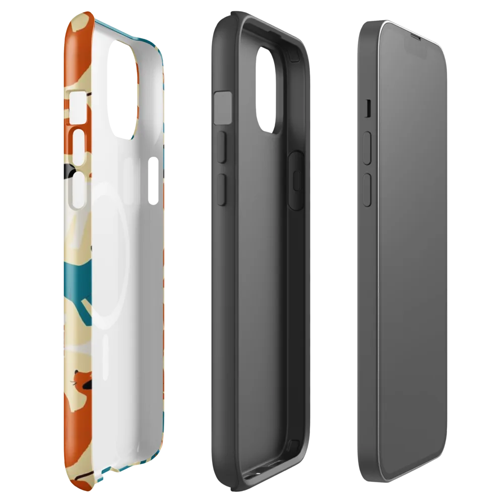 Terrier Tempo on MagSafe Tough Case for iPhone® — Front