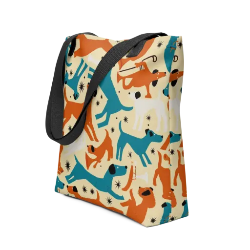 Terrier Tempo on a Tote Bag