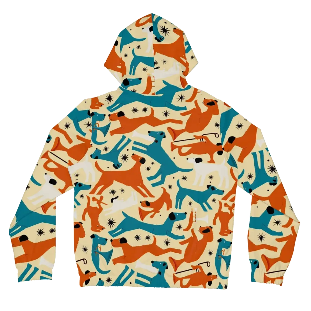 Terrier Tempo on Women's Full-Zip Hoodie — Back