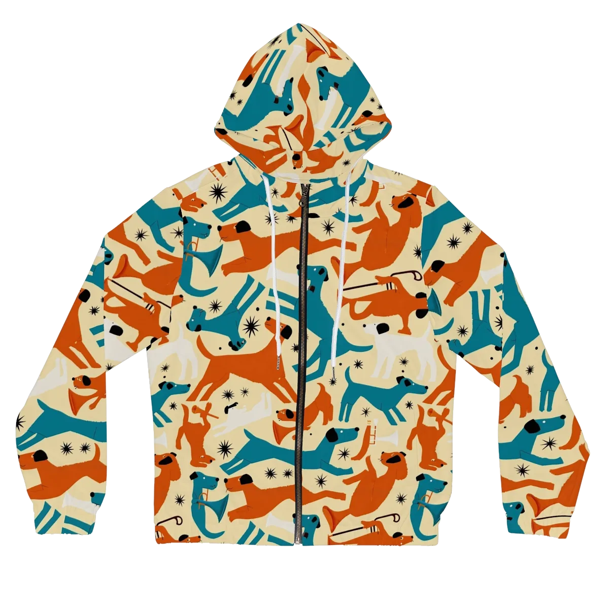 Terrier Tempo on Women's Full-Zip Hoodie — Front