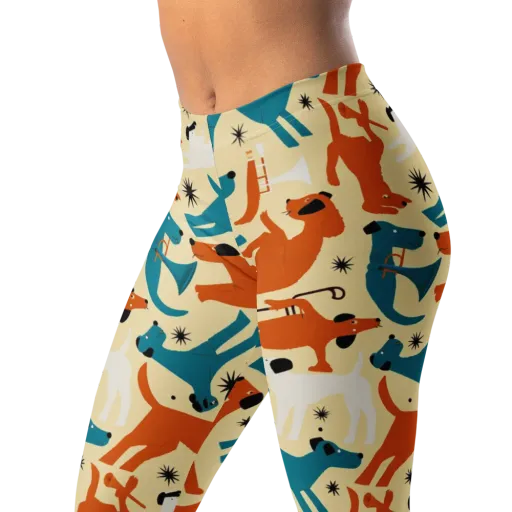 Terrier Tempo on a Leggings