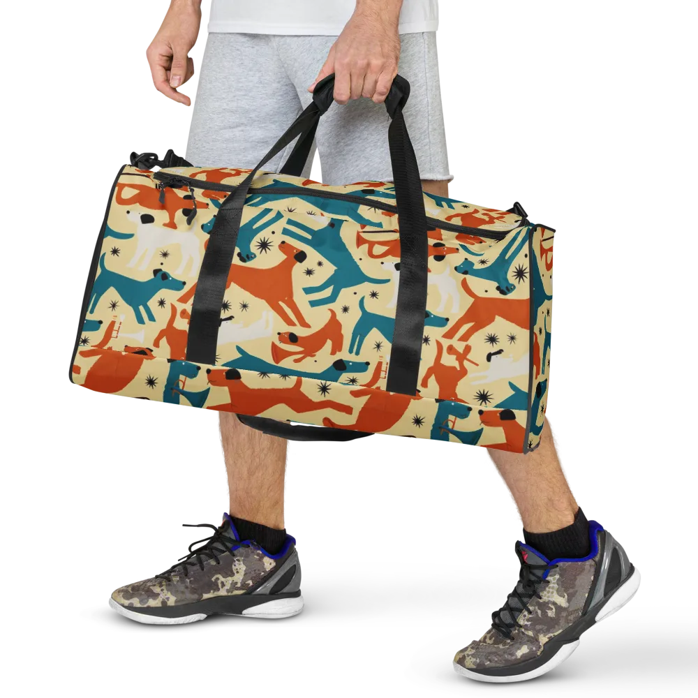 Terrier Tempo on Duffle Bag — Front