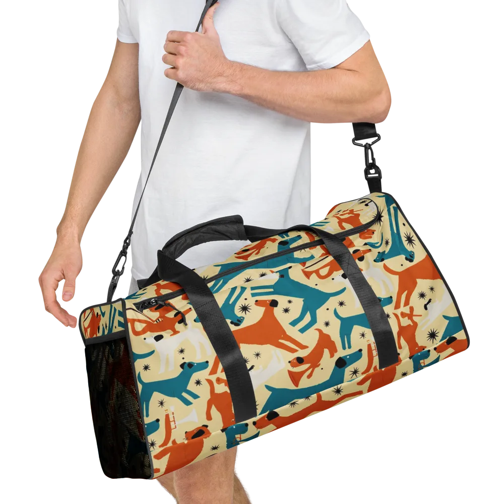 Terrier Tempo on Duffle Bag — Right Front
