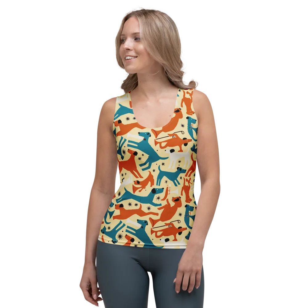 Terrier Tempo on Women's Tank Top — Front