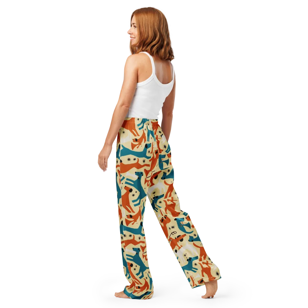 Terrier Tempo on Women's Pajama Pants — Back