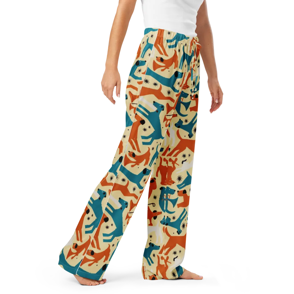 Terrier Tempo on Women's Pajama Pants — Right Front