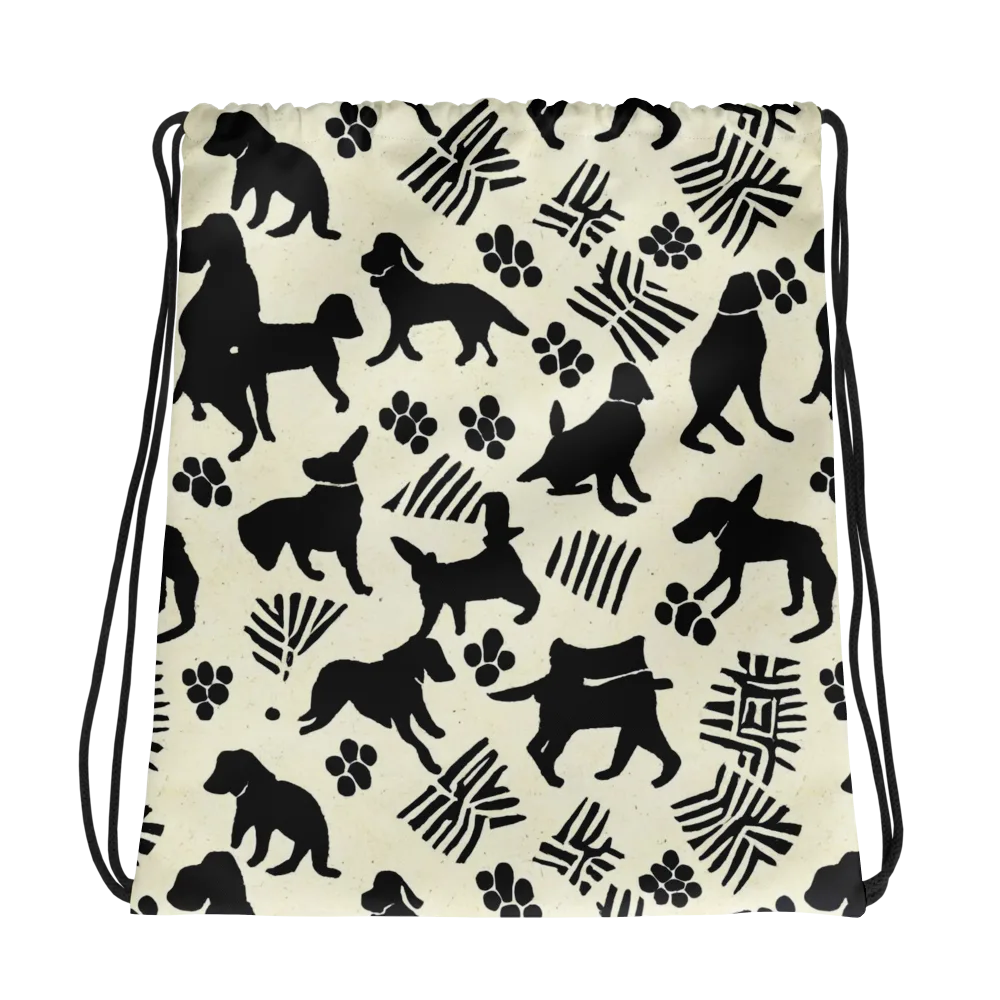 Ink And Paw on Drawstring Bag — Photo