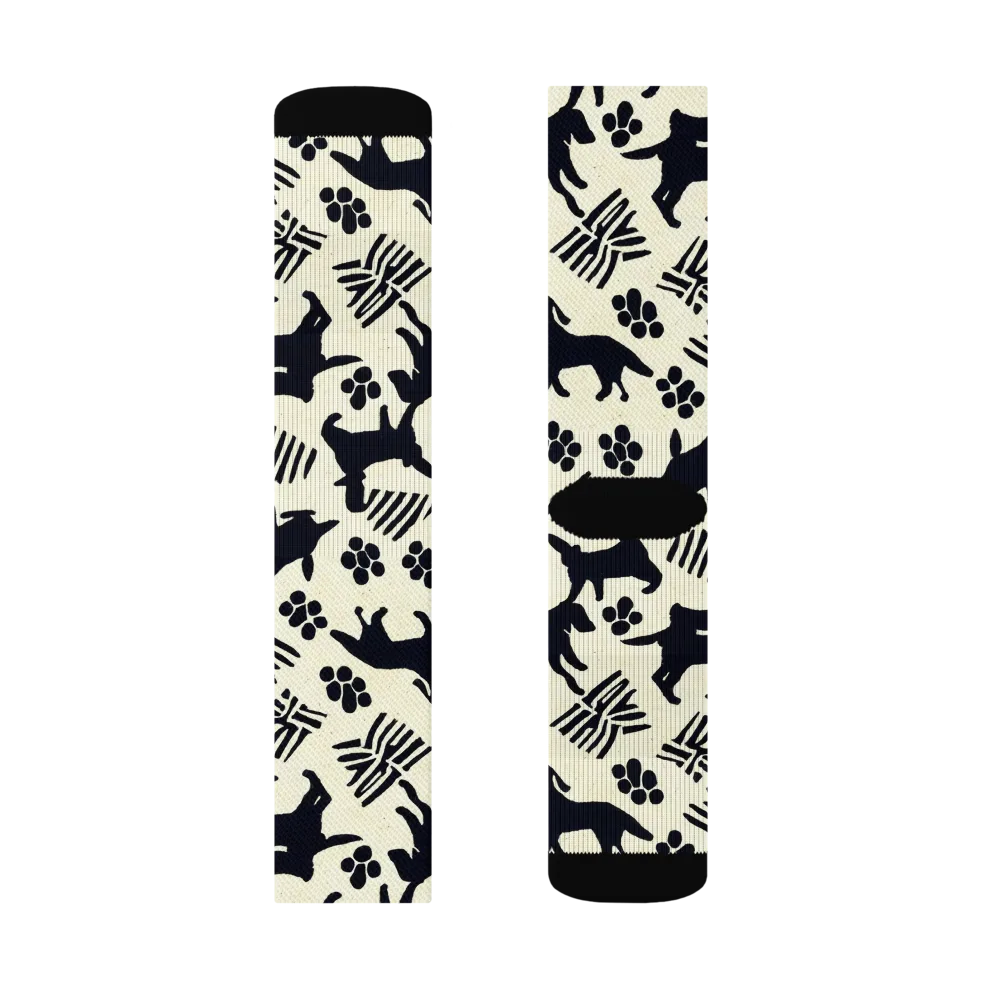 Ink And Paw on Socks — Left Sock