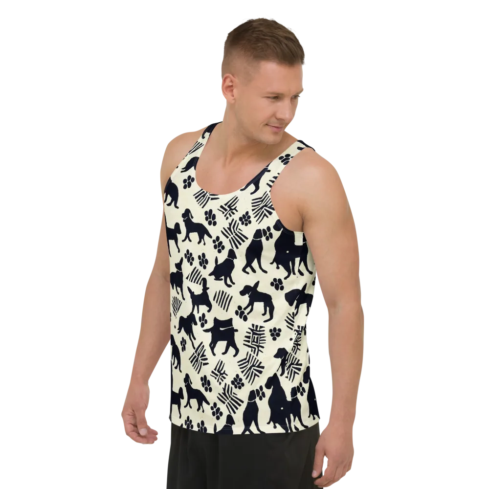 Ink And Paw on Men's Tank Top — Left Front