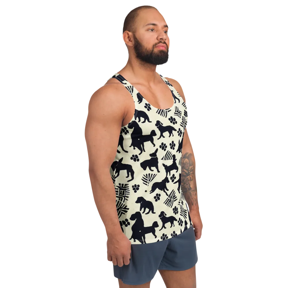 Ink And Paw on Men's Tank Top — Right Front