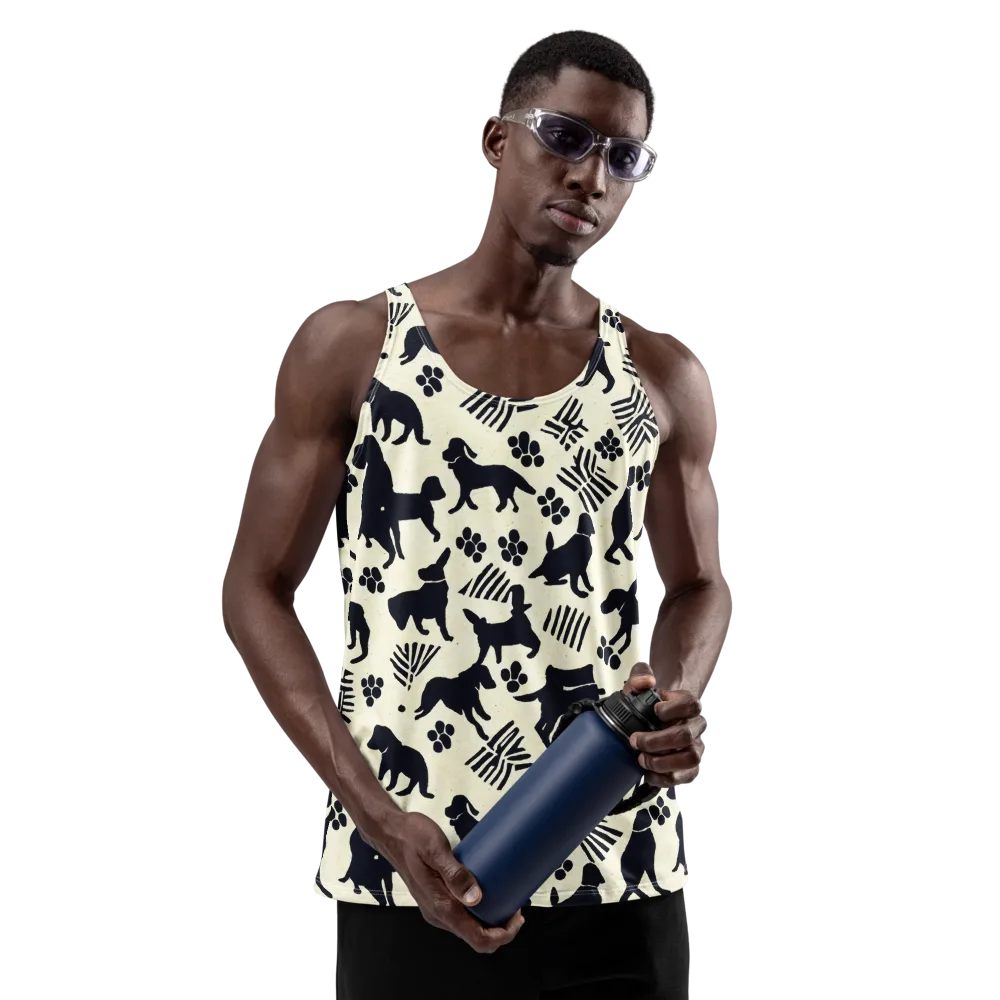 Ink And Paw on Men's Tank Top — Front