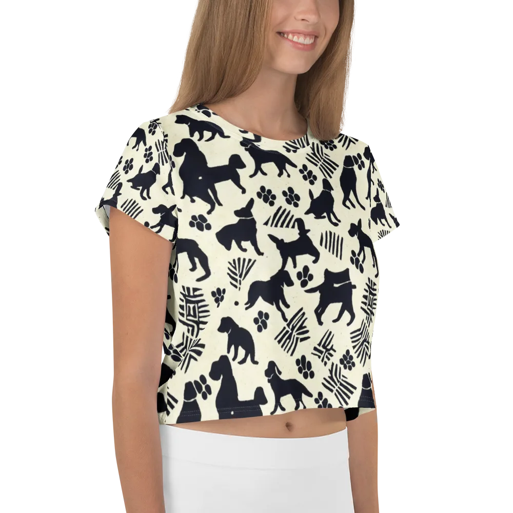 Ink And Paw on Crop Tee — Right