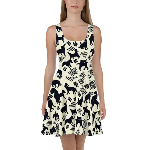 Ink And Paw on a Skater Dress