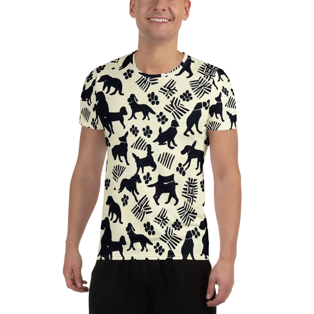 Ink And Paw on Men's Athletic T-Shirt — Front