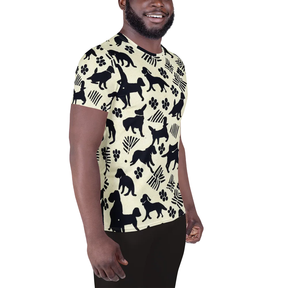 Ink And Paw on Men's Athletic T-Shirt — Right
