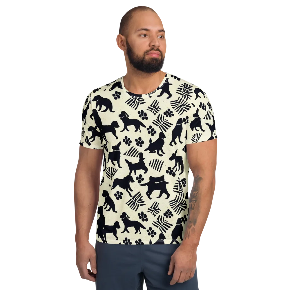 Ink And Paw on Men's Athletic T-Shirt — Front