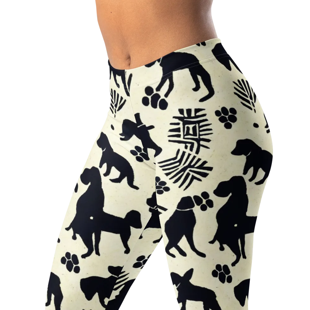 Ink And Paw on Leggings — Left Front