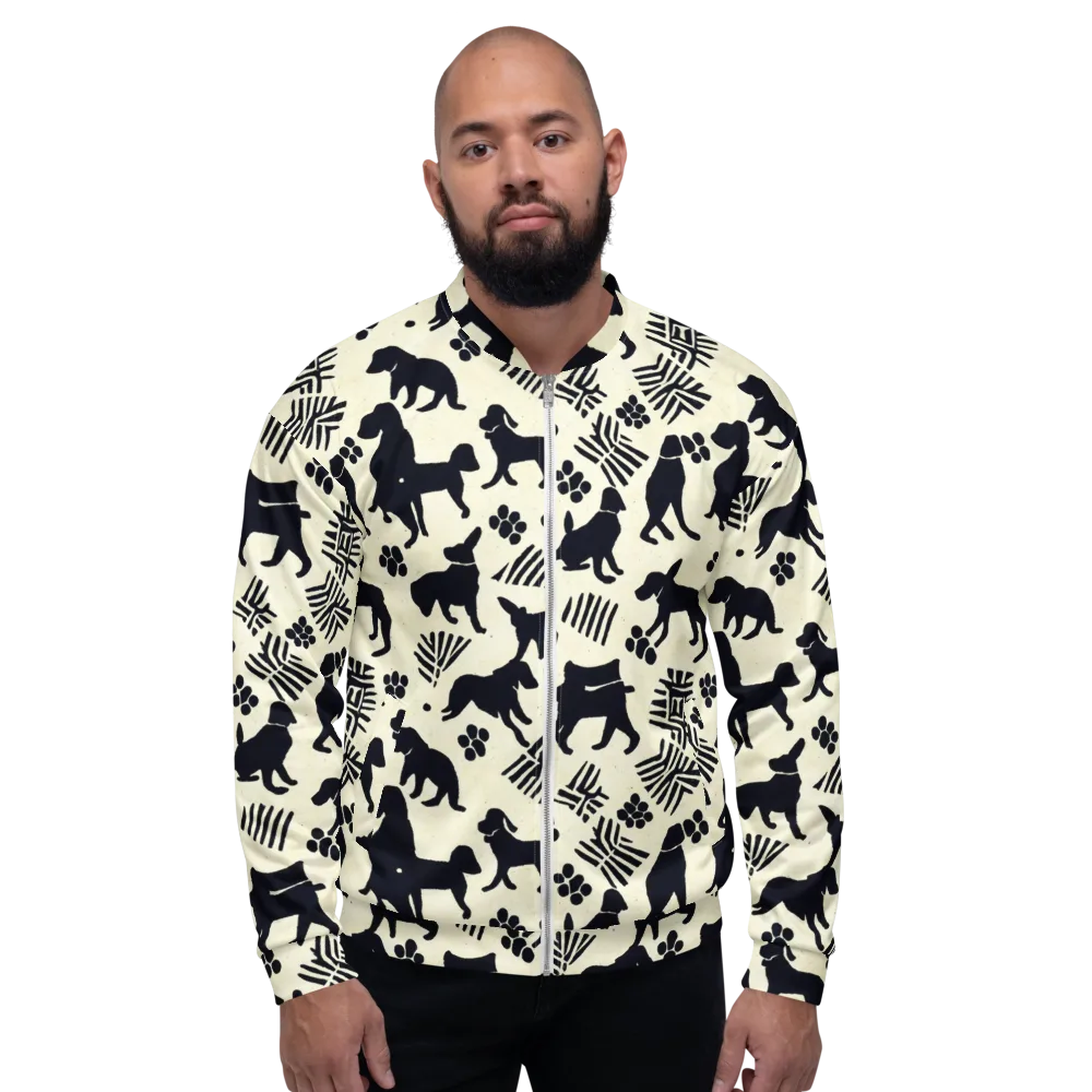 Ink And Paw on Bomber Jacket — Front