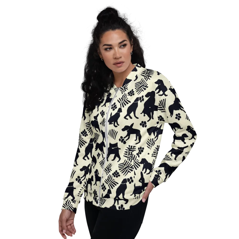Ink And Paw on Bomber Jacket — Left