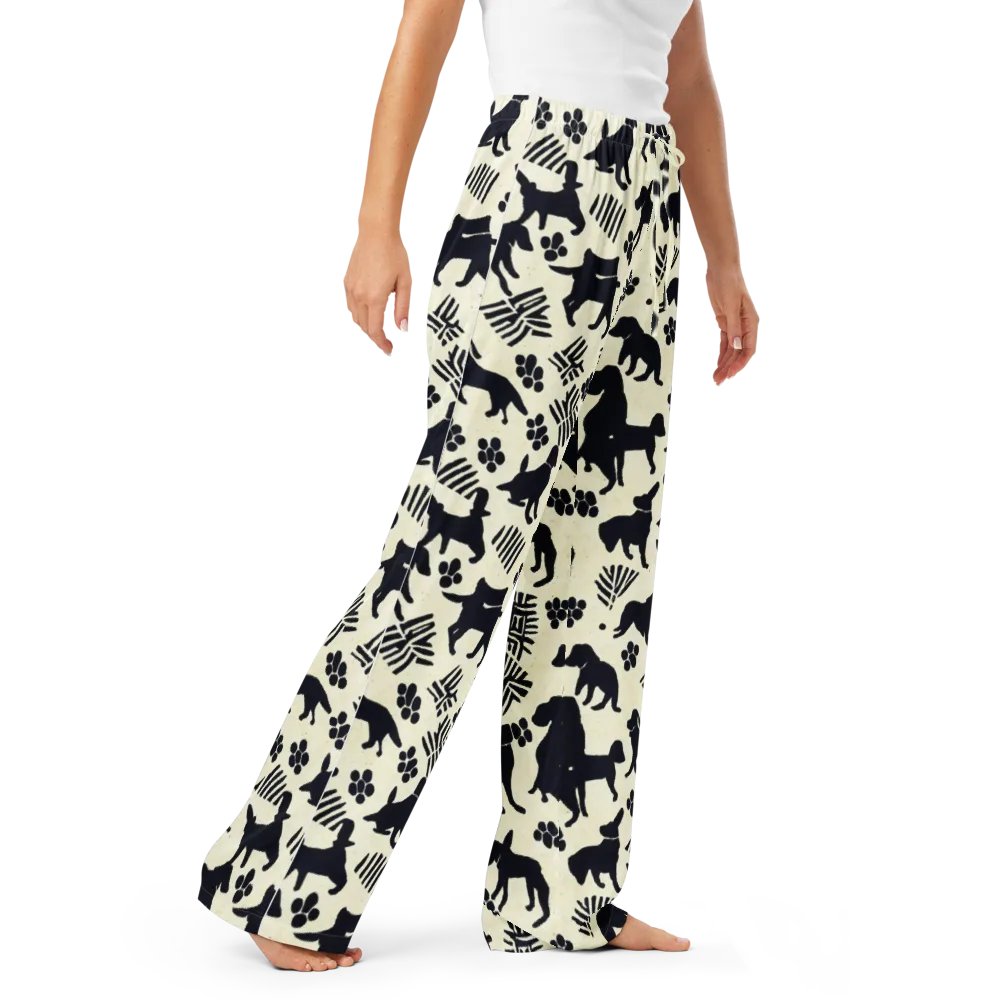 Ink And Paw on Women's Pajama Pants — Right Front