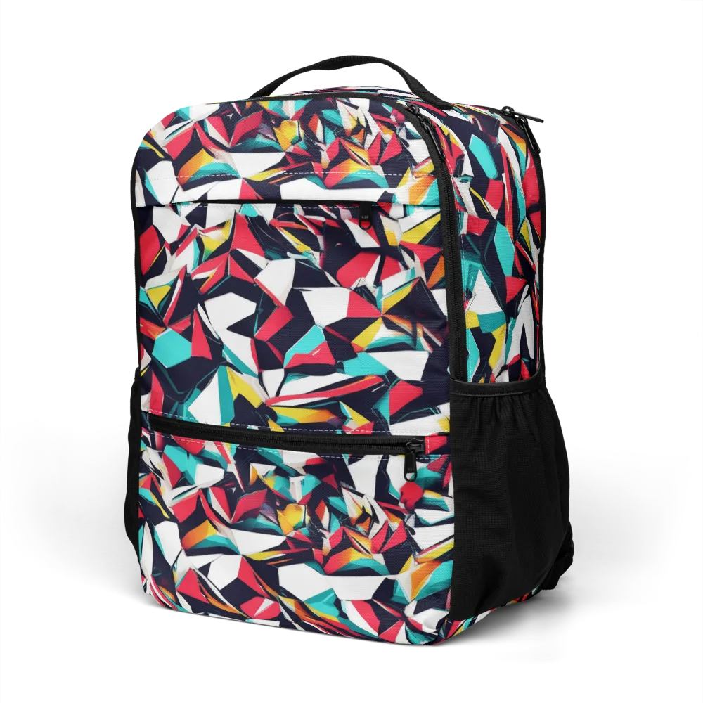 Vivid Rupture on Utility Backpack — Left Front