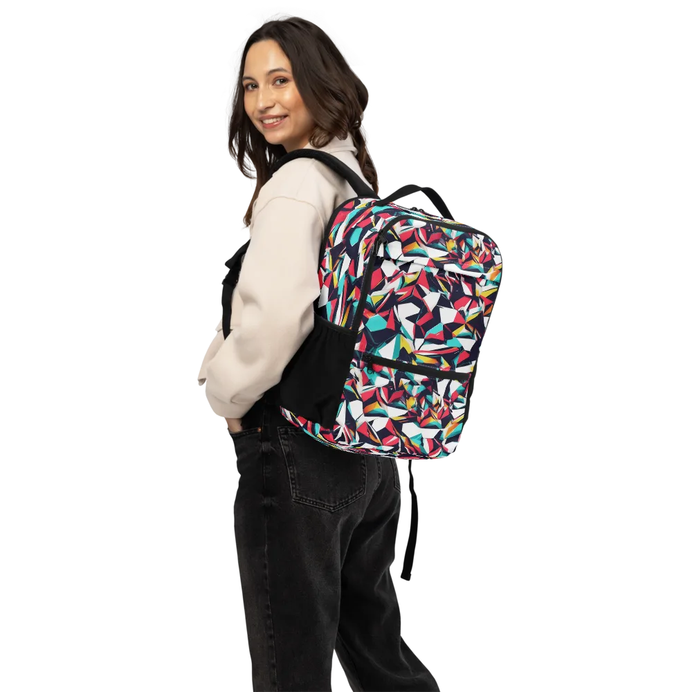Vivid Rupture on Utility Backpack — Back
