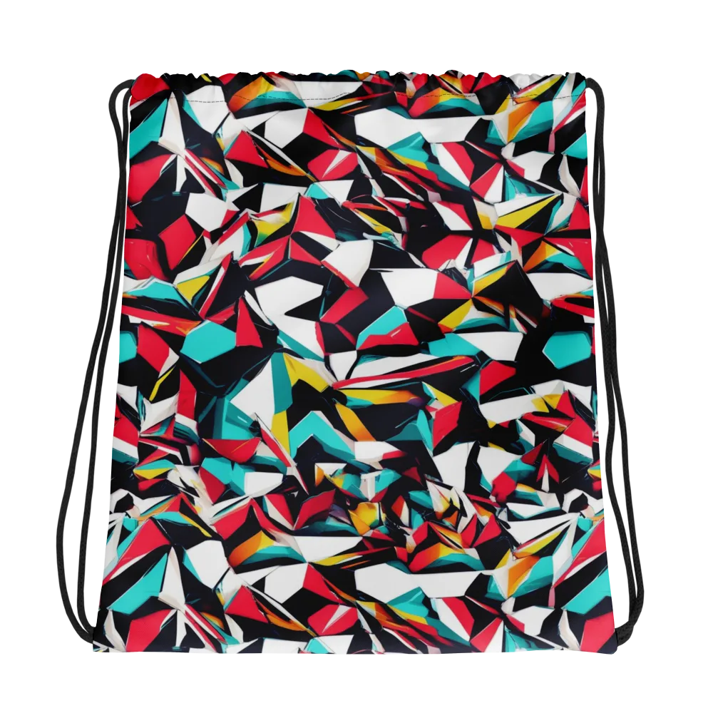 Vivid Rupture on Drawstring Bag — Photo