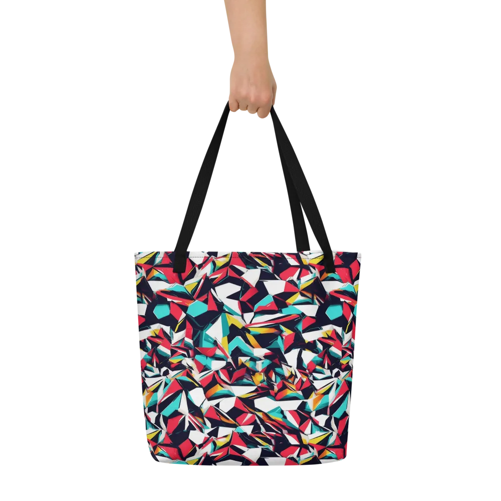 Vivid Rupture on Large Tote Bag W/ Pocket — Front