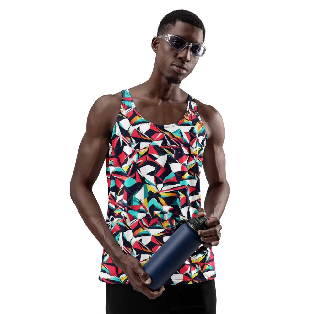 Vivid Rupture on Men's Tank Top — Front
