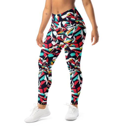 Vivid Rupture on a Leggings