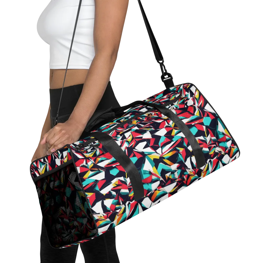 Vivid Rupture on Duffle Bag — Front
