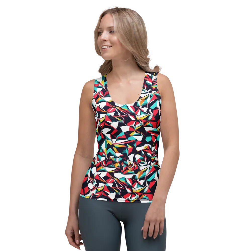 Vivid Rupture on Women's Tank Top — Front