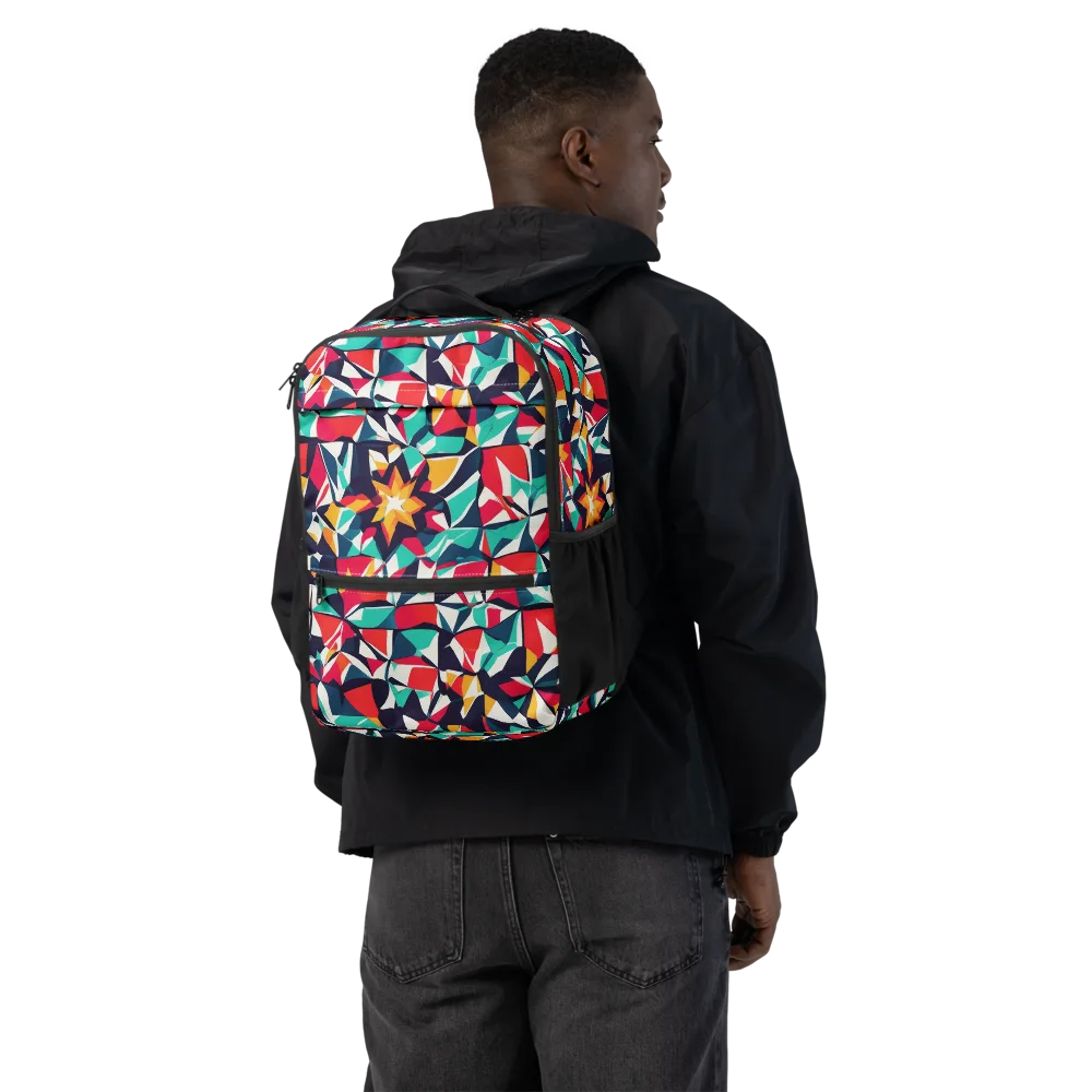 Fauvist Fracture on Utility Backpack — Back