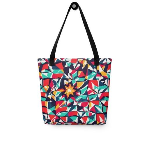 Fauvist Fracture on a Tote Bag