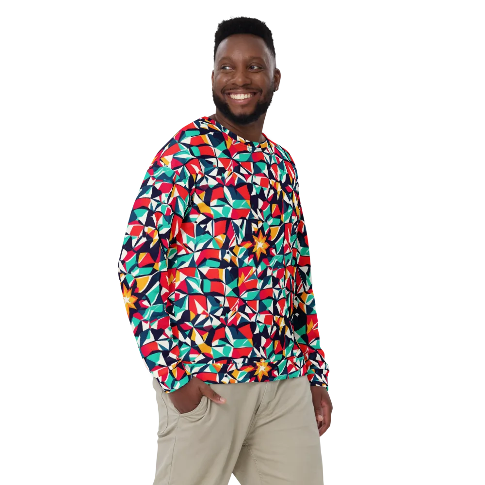 Fauvist Fracture on Sweatshirt — Front