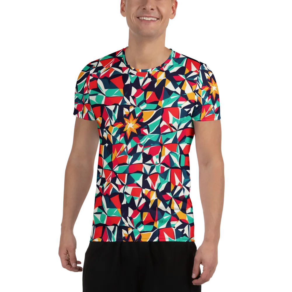 Fauvist Fracture on Men's Athletic T-Shirt — Front
