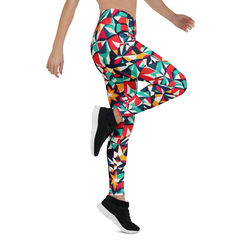 Fauvist Fracture on Leggings — Right