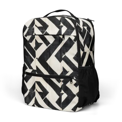 Obsidian Origami on a Utility Backpack
