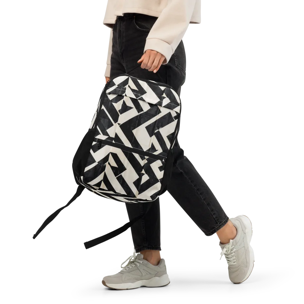 Obsidian Origami on Utility Backpack — Front