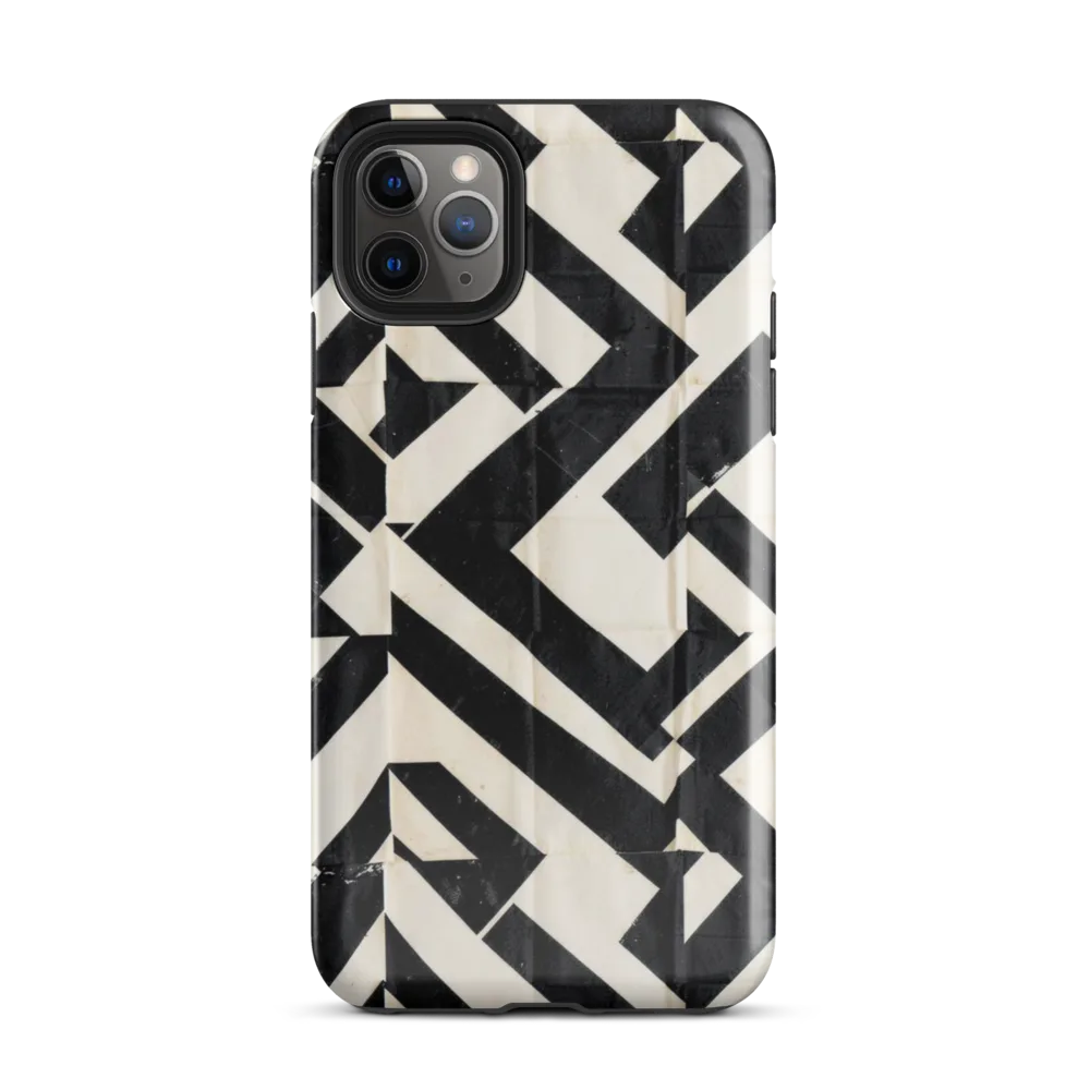 Obsidian Origami on Tough Case for iPhone® — Front
