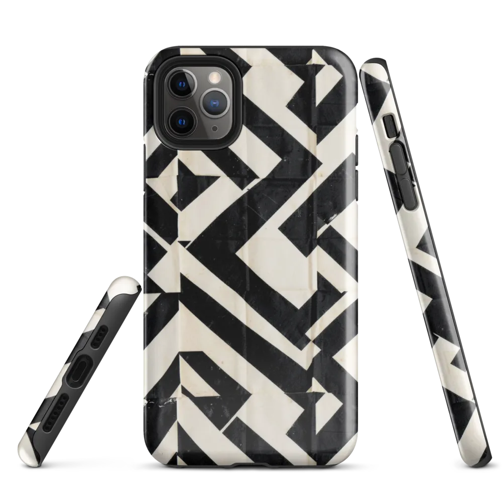 Obsidian Origami on Tough Case for iPhone® — Front