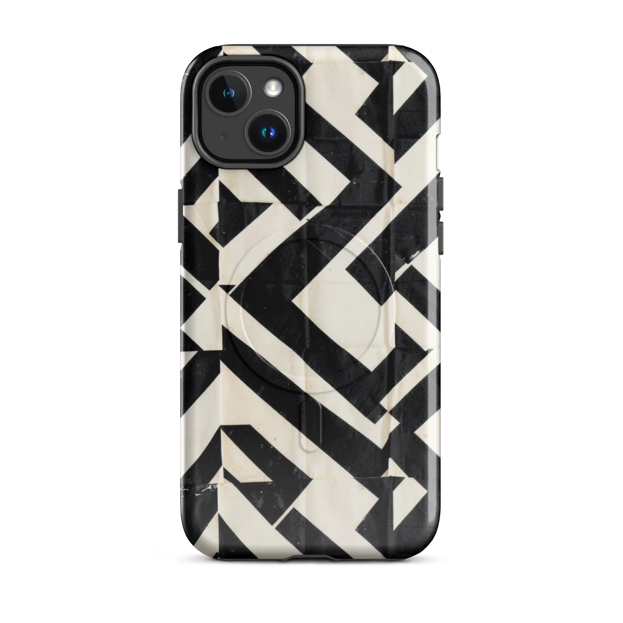 Obsidian Origami on MagSafe Tough Case for iPhone® — Front